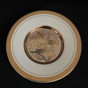 Japanese Chokin Decorative Plate